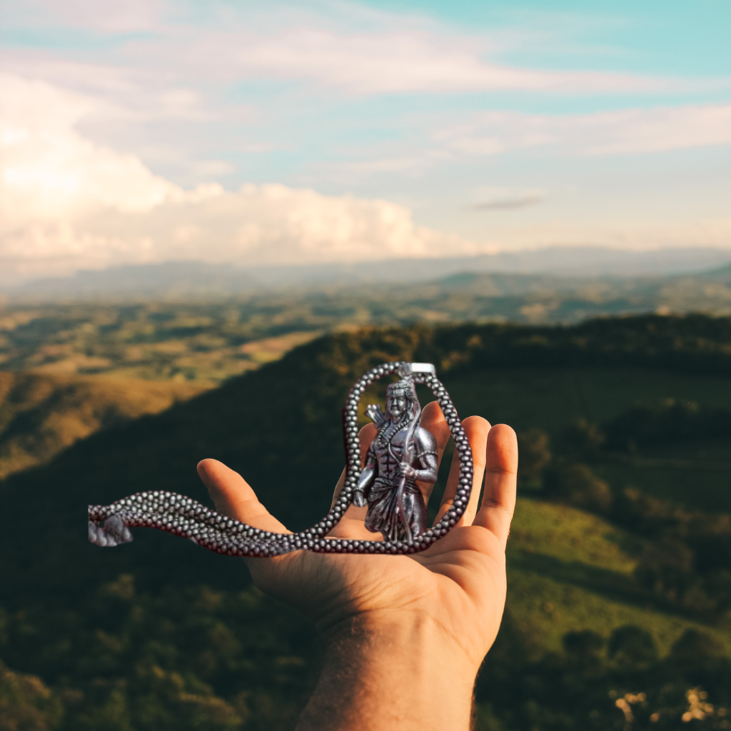 Lord Ram Pendant With Chain