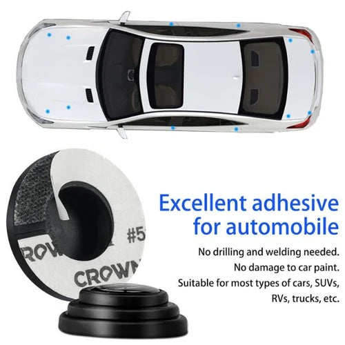 Car Door Shock Absorber Rubber Pad Protection for Door Protector (Pack of 16)