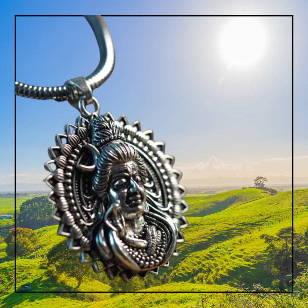 Lord Shiva Pendant with Snake Chain