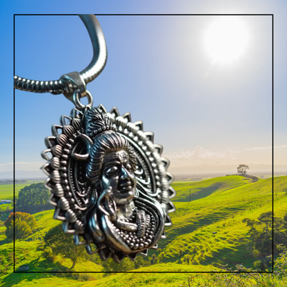 Lord Shiva Pendant with Snake Chain