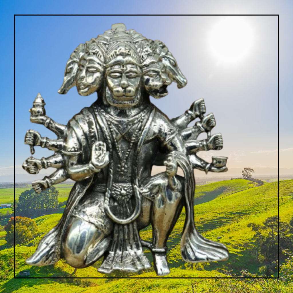 Panchamukhi Hanuman Pendant With Chain