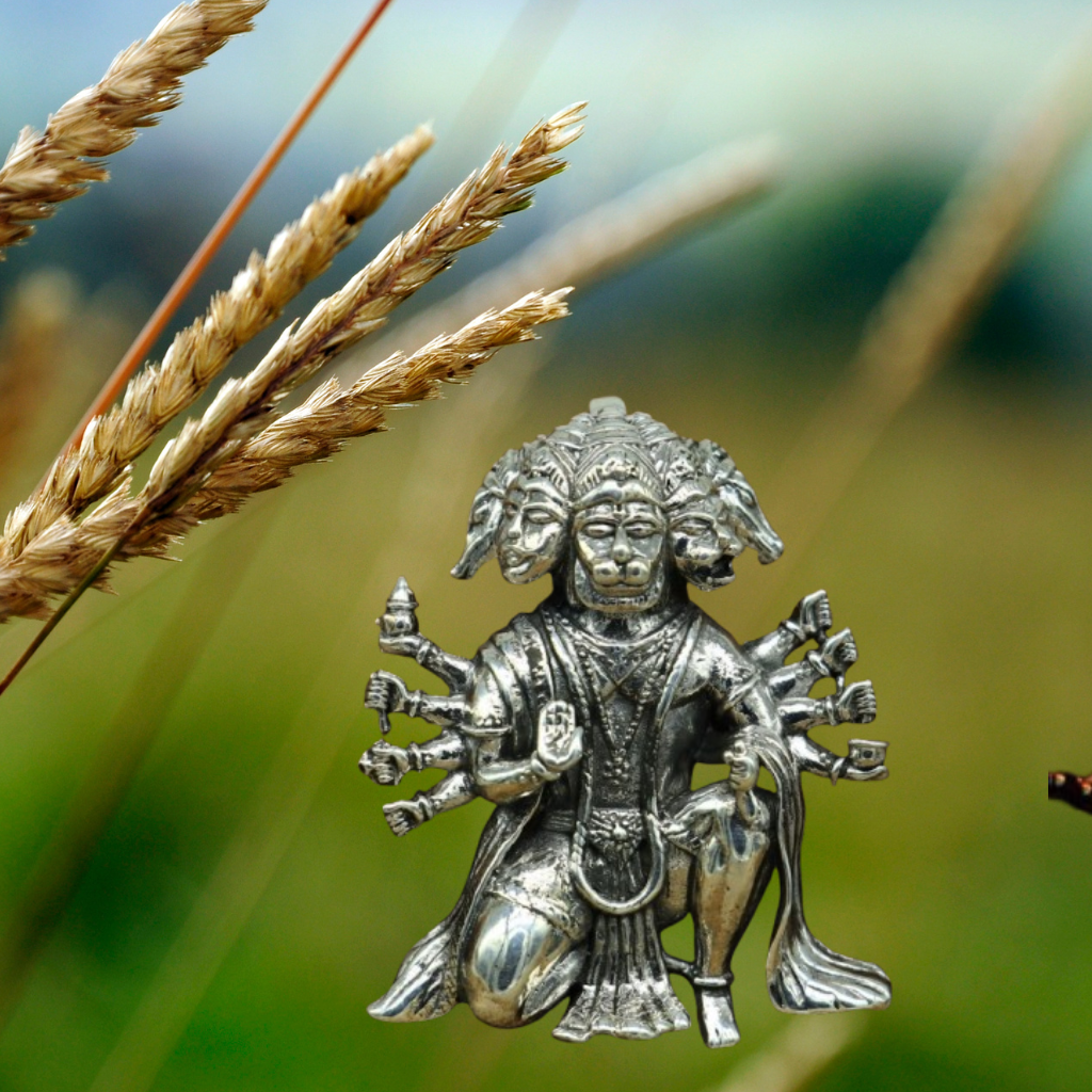 Panchamukhi Hanuman Pendant With Chain
