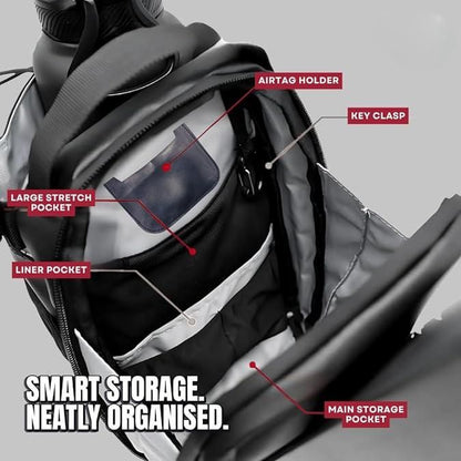 Magnetic Gym Bag/Unisex Crossbody Sports Bag with Water Bottle Holder