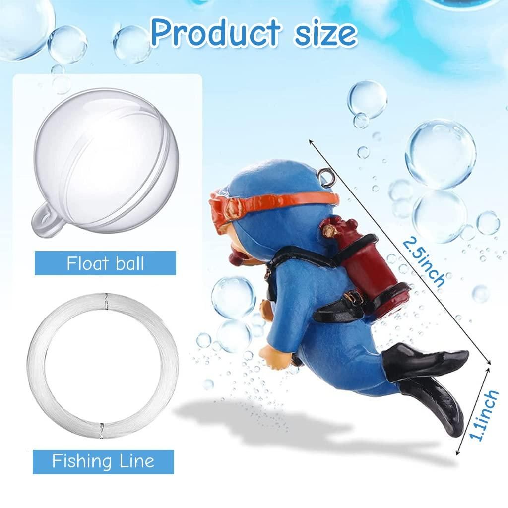 Last Day 50% OFF Floating Aquarium Diver Cartoon ( BUY 1 GET 1 FREE )