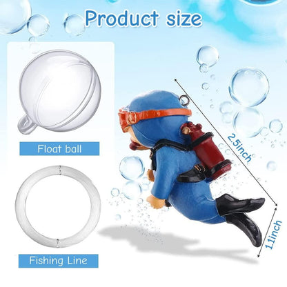 Last Day 50% OFF Floating Aquarium Diver Cartoon ( BUY 1 GET 1 FREE )