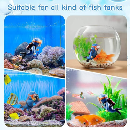 Last Day 50% OFF Floating Aquarium Diver Cartoon ( BUY 1 GET 1 FREE )
