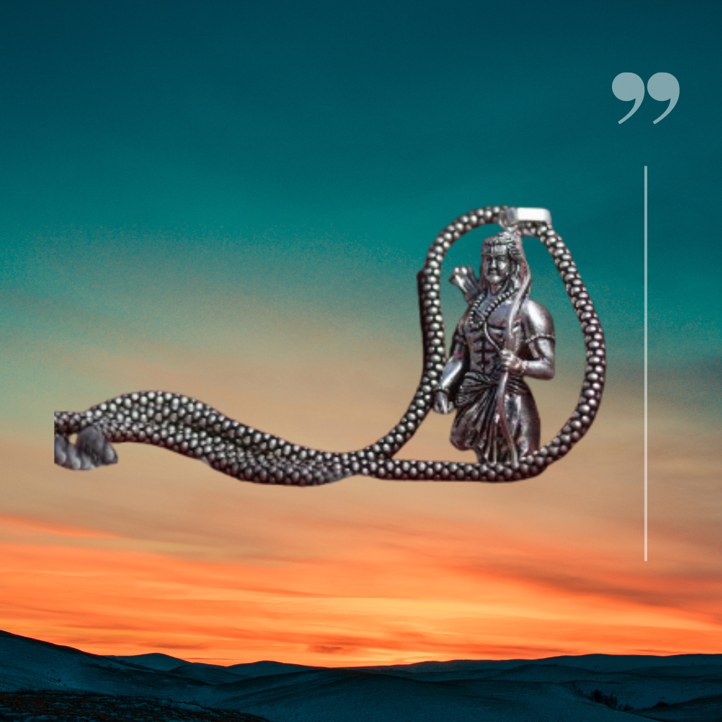 Lord Ram Pendant With Chain