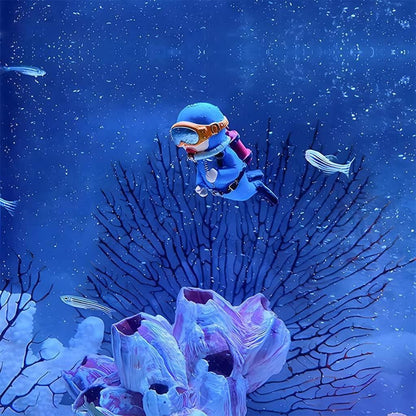 Last Day 50% OFF Floating Aquarium Diver Cartoon ( BUY 1 GET 1 FREE )