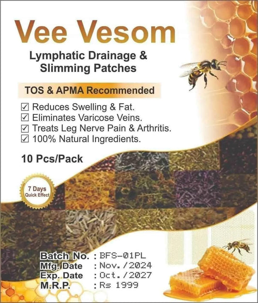 Vee Vesom Lymphatic Drainage & Slimming Patches
