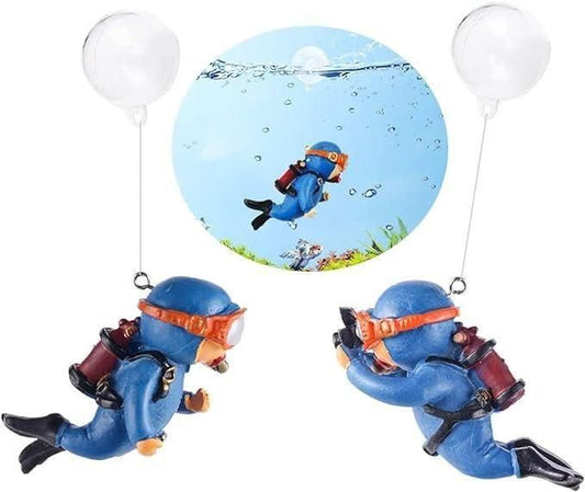 Last Day 50% OFF Floating Aquarium Diver Cartoon ( BUY 1 GET 1 FREE )