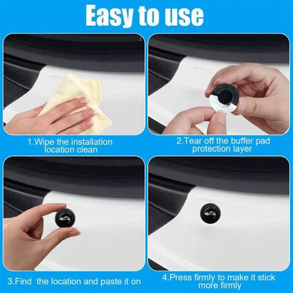 Car Door Shock Absorber Rubber Pad Protection for Door Protector (Pack of 16)