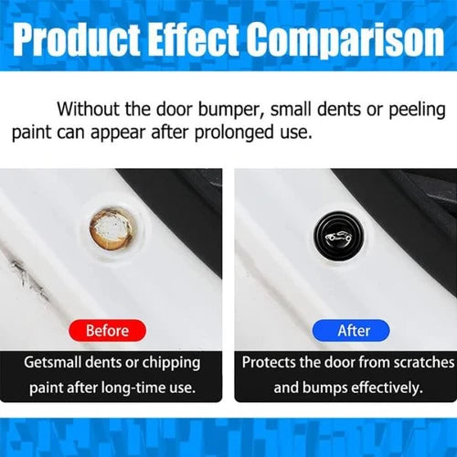 Car Door Shock Absorber Rubber Pad Protection for Door Protector (Pack of 16)