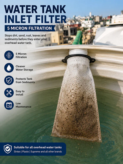 Water Tank Inlet Filter – 5 Micron Sediment Filter-Buy 1 Get 1 Free