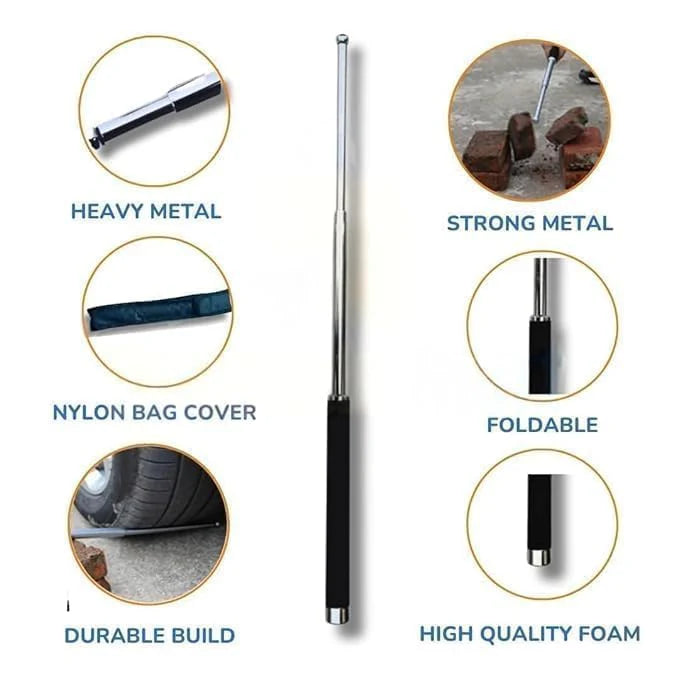 Personal Self Difence Foldable Stick for Men and Women