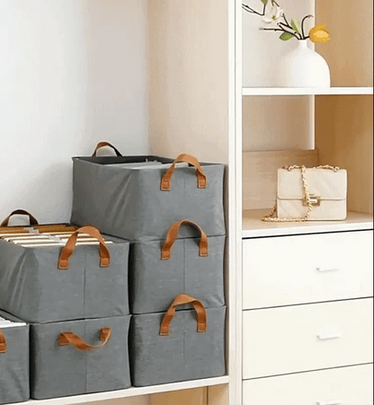 Fabric Brown Foldable Storage Box✨Flat 50 % OFF✨