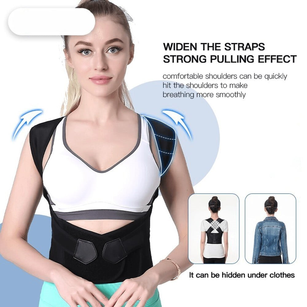 Premium Adjustable Back Posture Corrector | Slouching Relief & Pain Belt for Men & Women