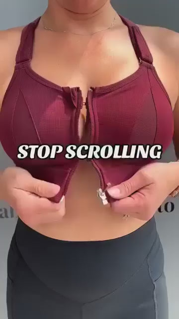 Ultimate Sports Bra for Women, High Impact Sports Bra (BLACK)